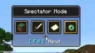 A game-switching menu was added but rarely noted in Minecraft 1.16 (Image via Mojang)